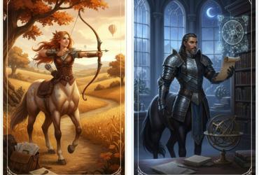 Sự khác biệt giữa cung Nhân Mã tháng 11 và tháng 12