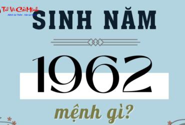 Sinh năm 1962 mệnh gì? Khám phá đầy đủ về mệnh Kim Bạch Kim