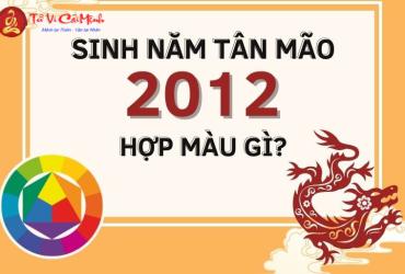 Sinh năm 2012 hợp màu gì? Lựa chọn màu sắc phong thủy cho tuổi Nhâm Thìn