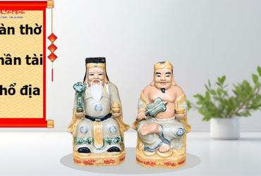 Bàn Thờ Thần Tài Thổ Địa: Cách Bố Trí Chuẩn Phong Thủy Thu Hút Tài Lộc