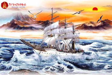 Ý nghĩa của Tranh Thuận buồm xuôi gió trong phong thủy
