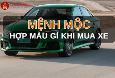 Sinh năm 1951 mua xe màu gì hợp phong thủy?