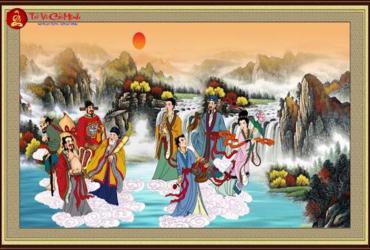 Tranh Bát Tiên: Bí Mật Phong Thủy Và Ý Nghĩa Tâm Linh Sâu Sắc