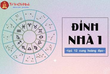 Đỉnh nhà 1 tại 12 cung hoàng đạo